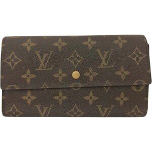 (L2) Louis Vuitton Wallet Long Brown Monogram